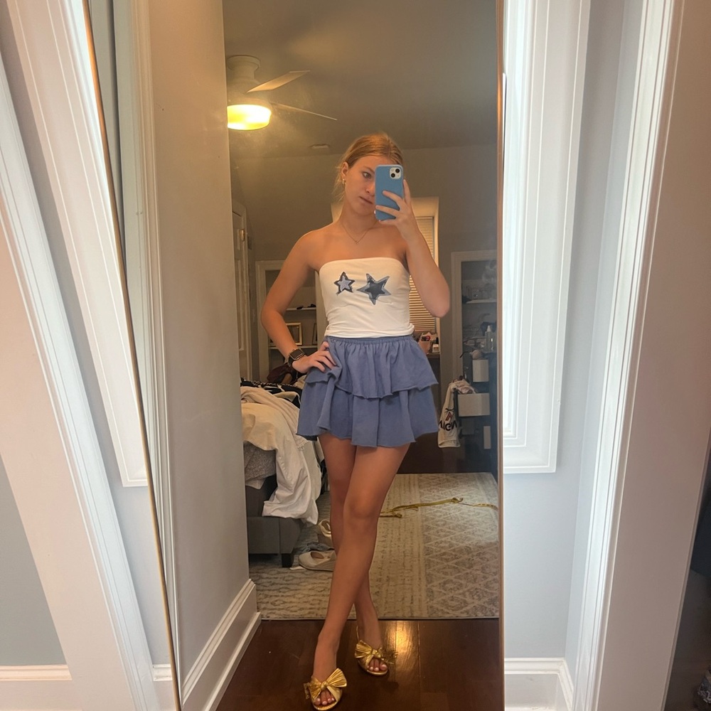 Aerie Ruffle Skirt - Picture 2 of 3